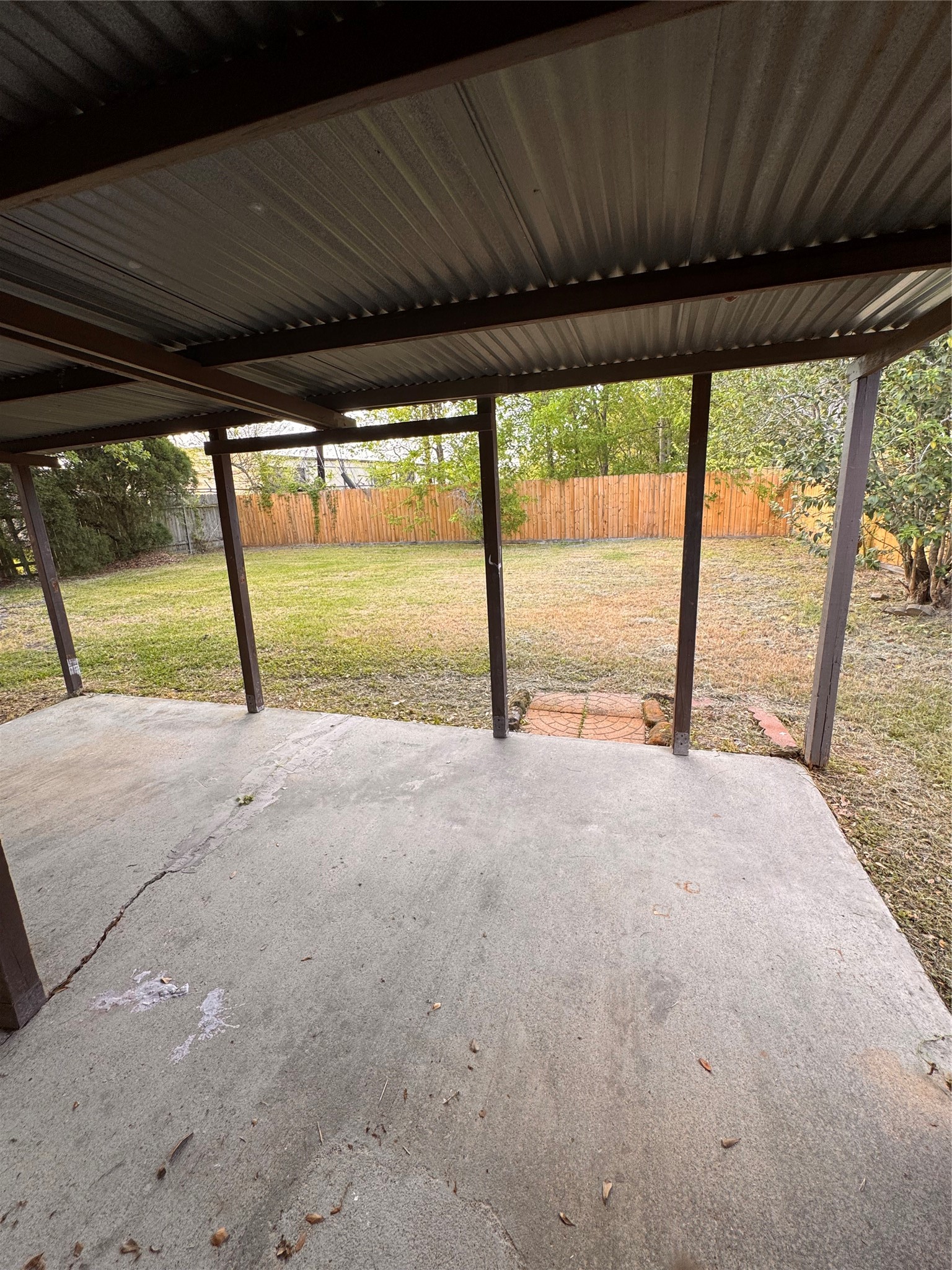 604 Briarclift Lane Baytown, TX 77521 - Photo 7 of 12 a view of back yard