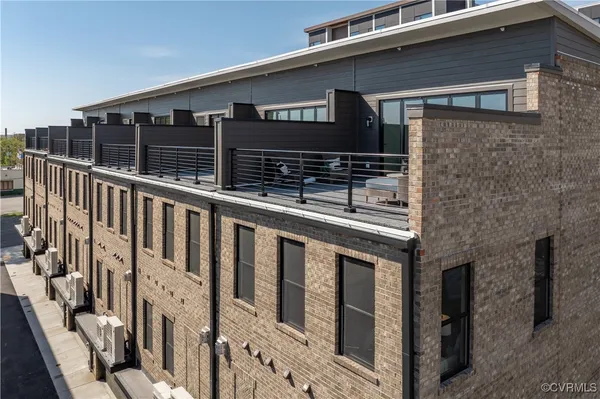 a view of a house with two windows