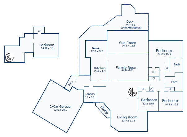 9209 Litchford Road Raleigh, NC 27615 - Photo 25 of 25 Floor Plan