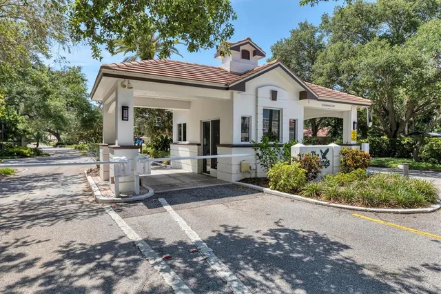 a view of balcony and trees