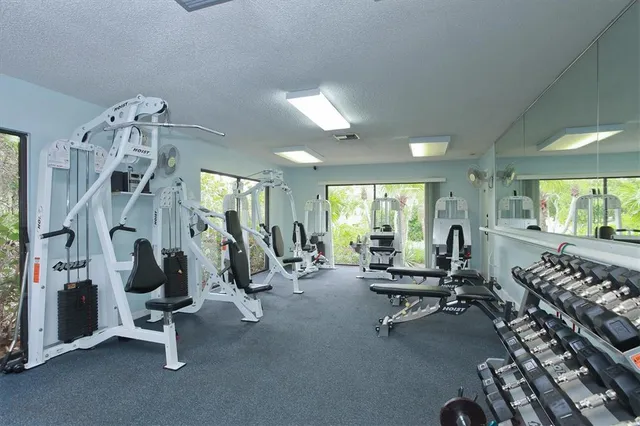 a view of a lake with a city