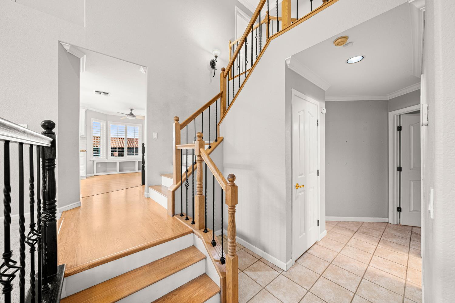 5116 Camden Road Rocklin, CA 95765 - Photo 11 of 31 a view of an entryway with wooden floor and door