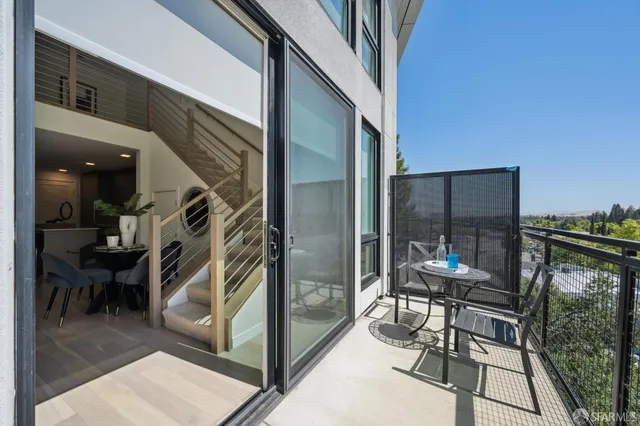 a view of balcony and patio