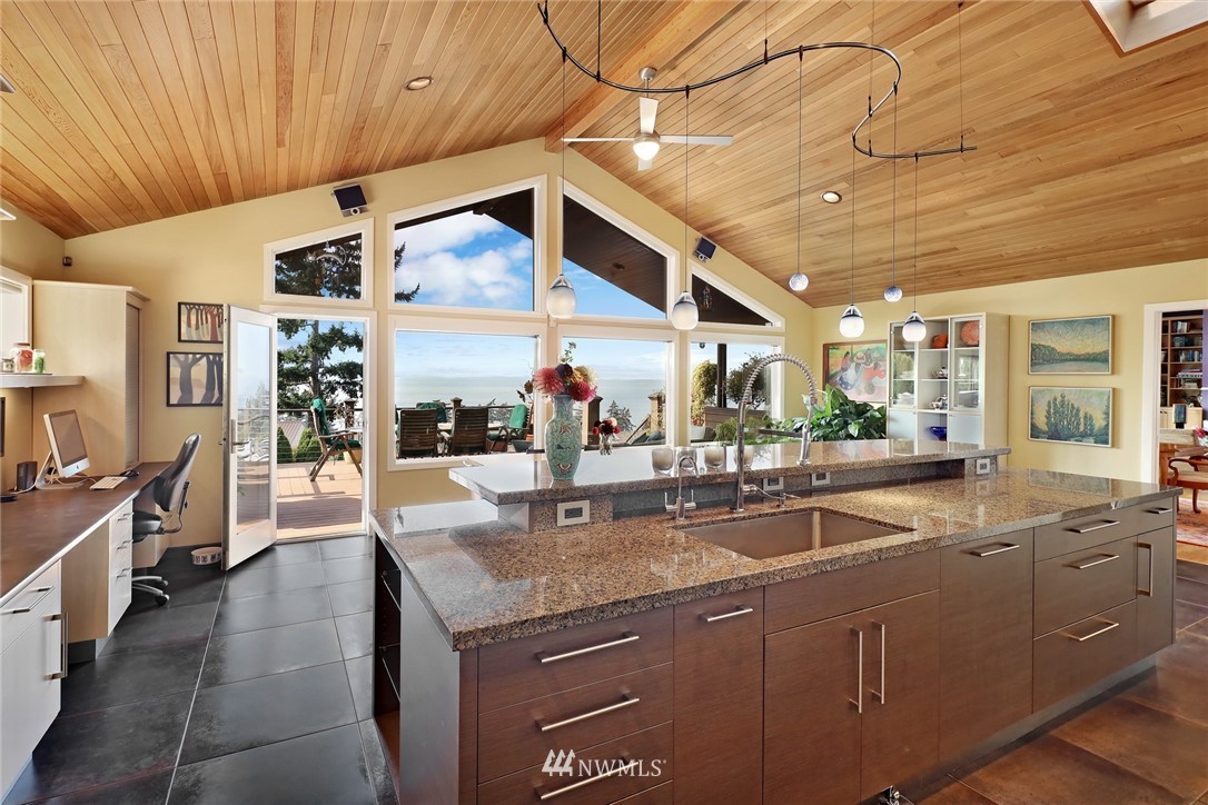632 Fieldston Road Bellingham, WA 98225 - Photo 12 of 40 a large kitchen with stainless steel appliances granite countertop a lot of counter space