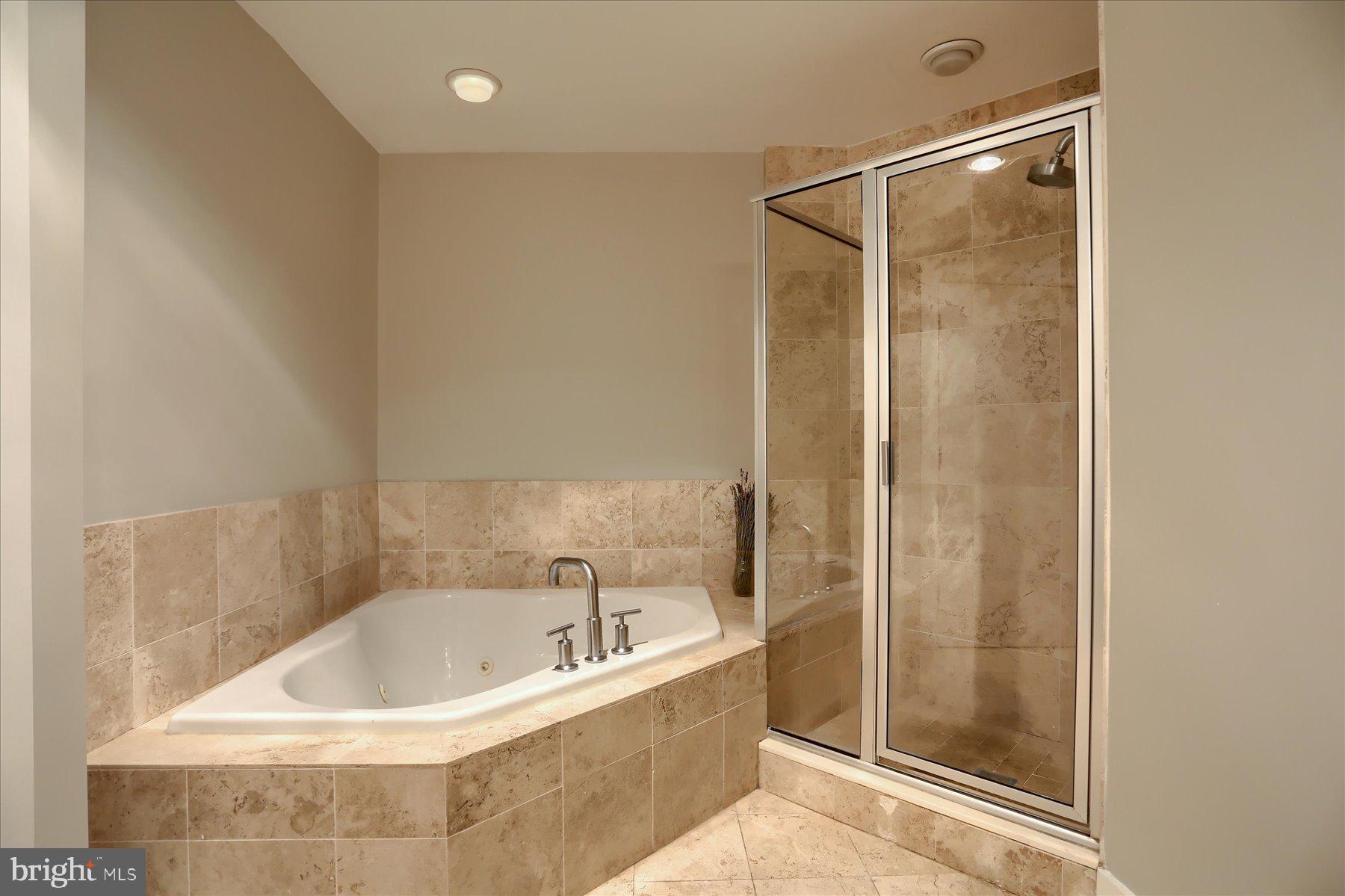1400 Lancaster Street, Unit 802 Baltimore, MD 21231 - Photo 21 of 34 a bathroom with a bathtub and shower