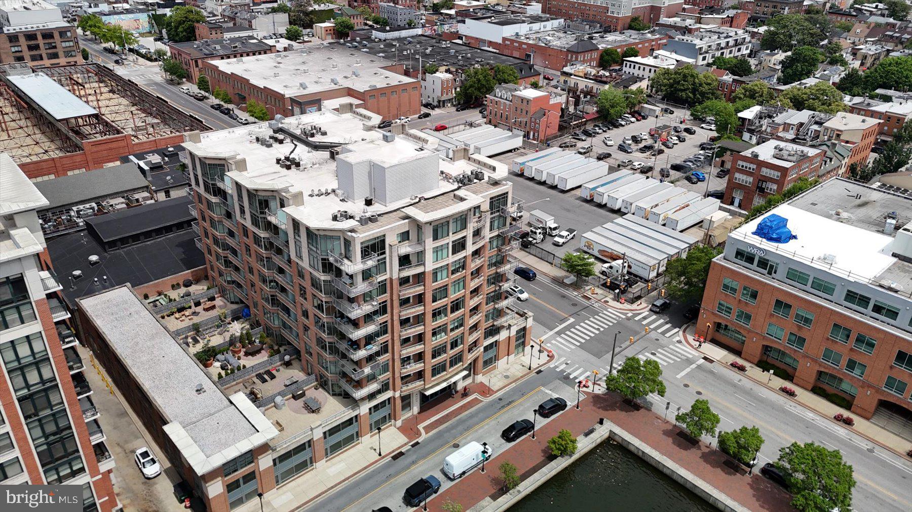 1400 Lancaster Street, Unit 802 Baltimore, MD 21231 - Photo 31 of 34 an aerial view of a city