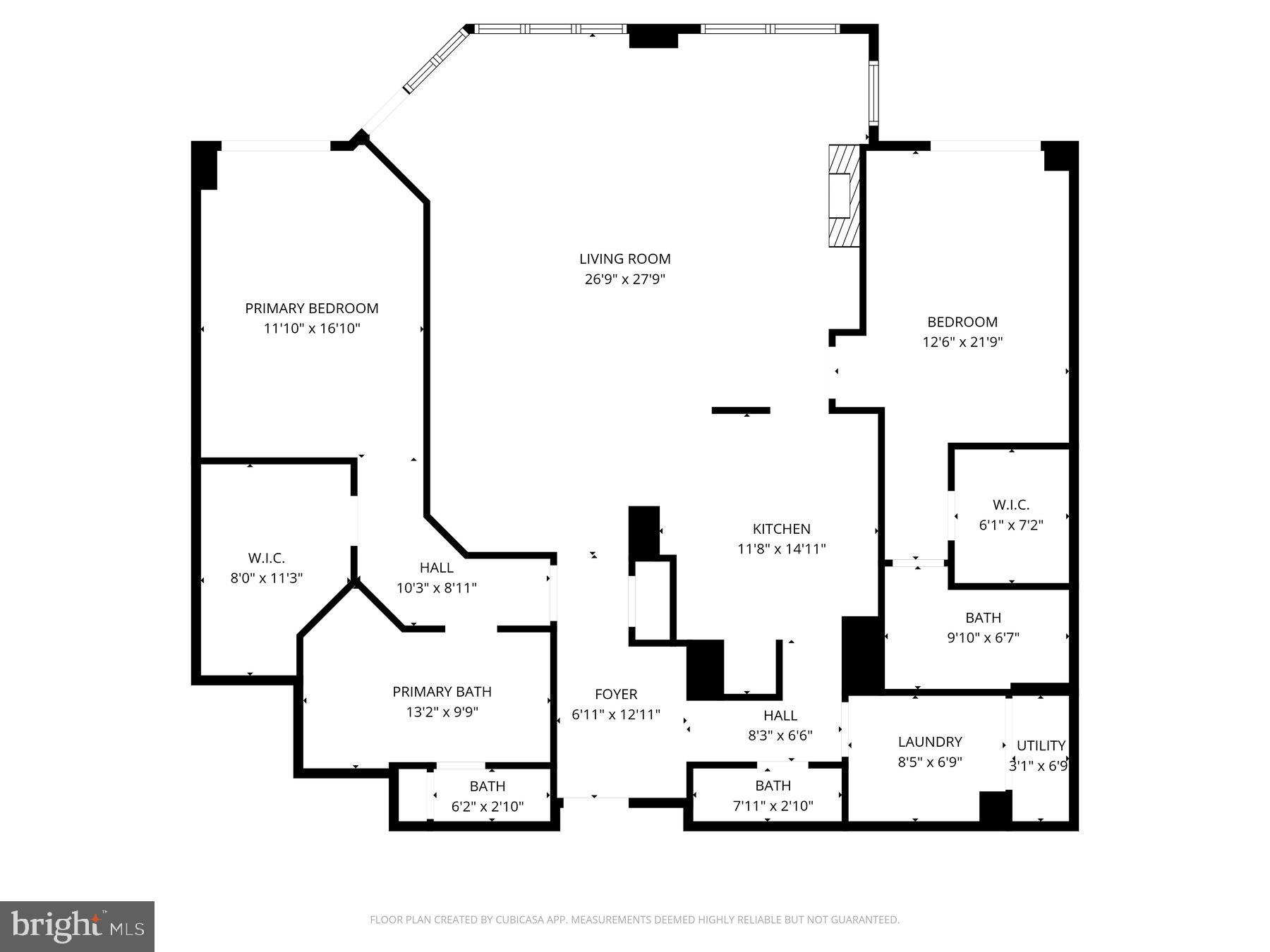 1400 Lancaster Street, Unit 802 Baltimore, MD 21231 - Photo 34 of 34 a picture of a floor plan
