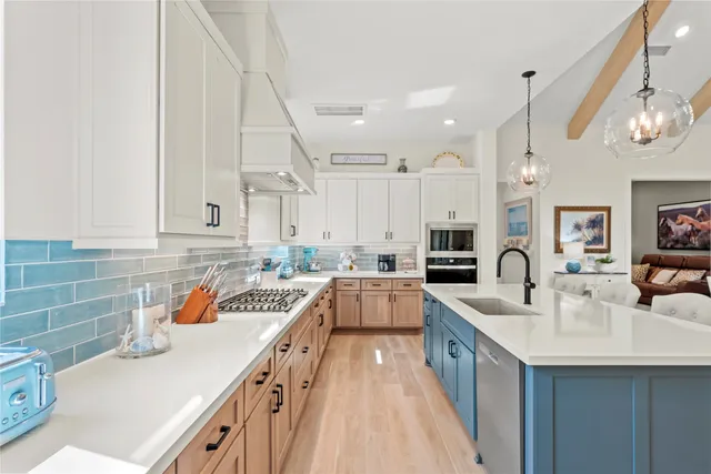 a view of kitchen with breakfast area