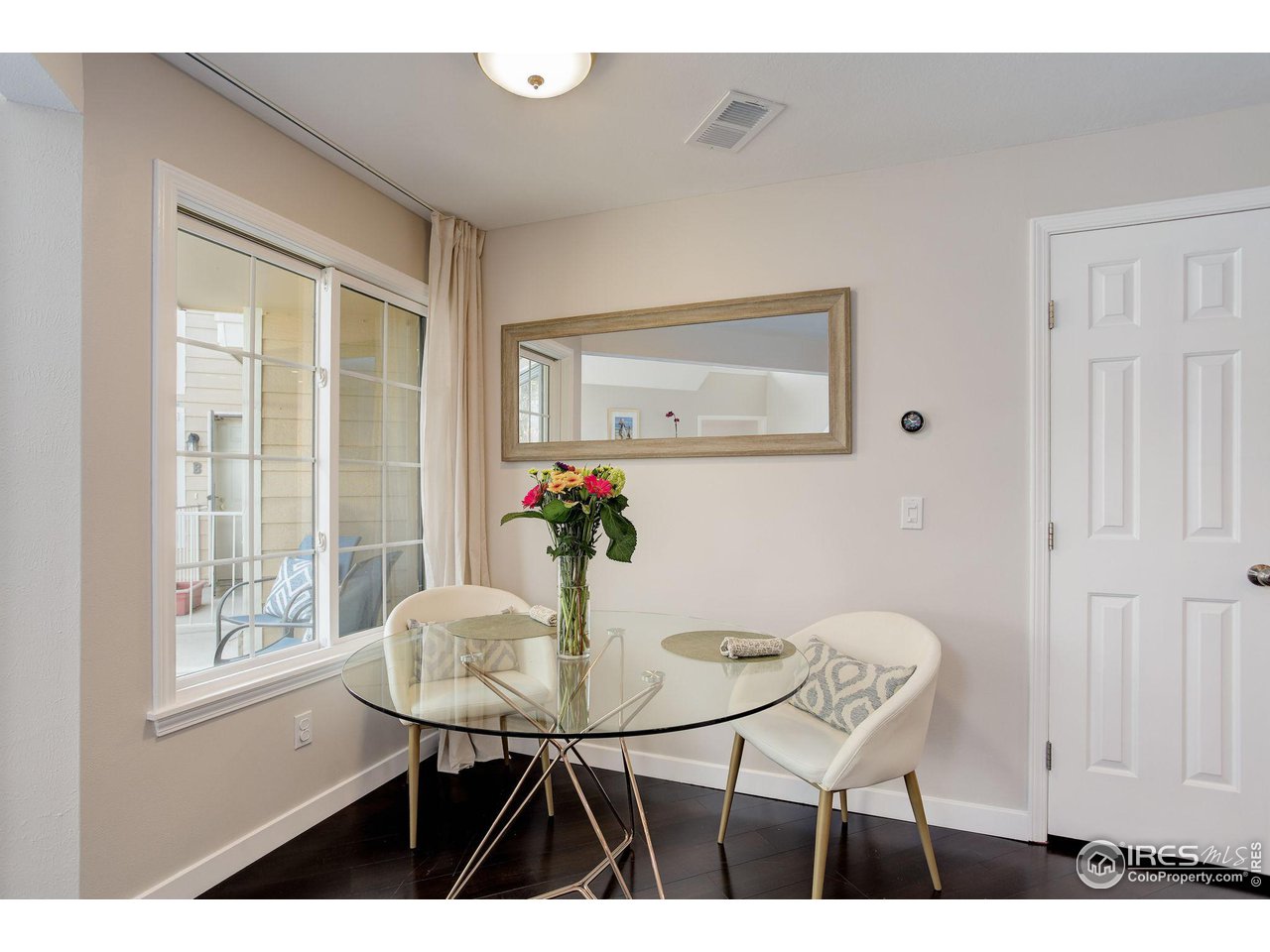 outside views from dining area