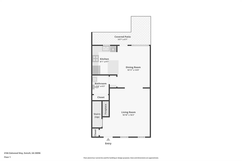 4166 Oakwood Way Duluth, GA 30096 - Photo 9 of 28 a picture of floor plan