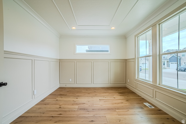 223 South Cottonwood Road, Unit 7501 Vineyard, UT 84059 - Photo 44 of 45 Room featuring extensive wainscoting and crown molding