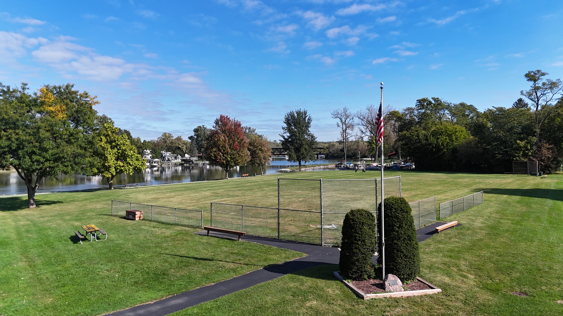 208 South River Road Fox River Grove, IL 60021 - Photo 35 of 40 a view of a golf course with a park