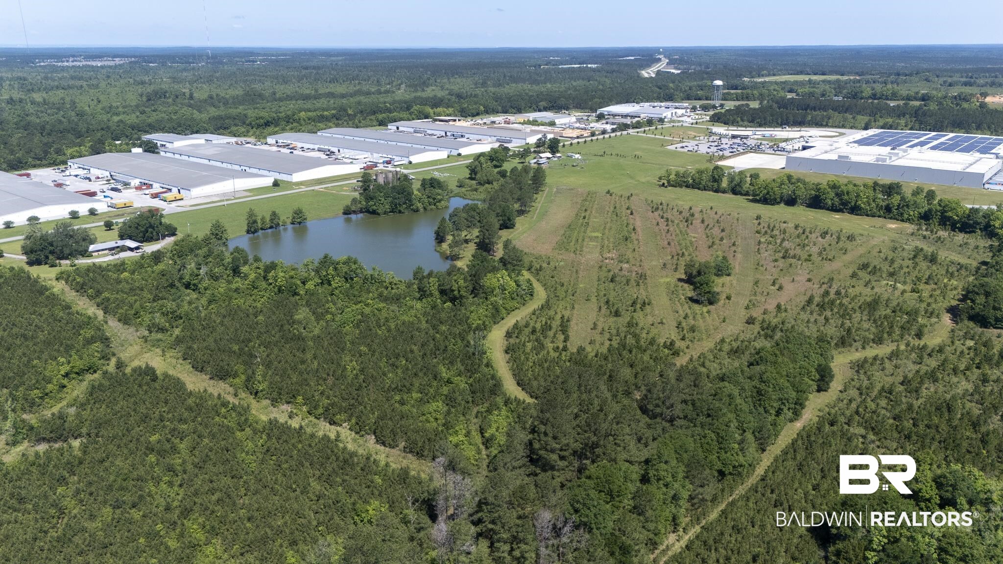 30580 County Road 49 Loxley, AL 36551 - Photo 11 of 32 Expansive undeveloped land featuring mature trees and a tranquil pond