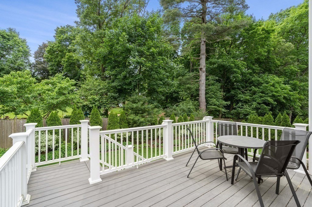 15 Parker Road Needham, MA 02494 - Photo 35 of 41 a view of a wooden bench on the roof deck