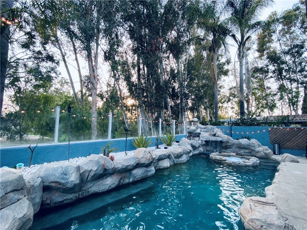 21901 Chaster Road Lake Forest, CA 92630 - Photo 30 of 33 Eucalyptus tree-line with sun setting in background