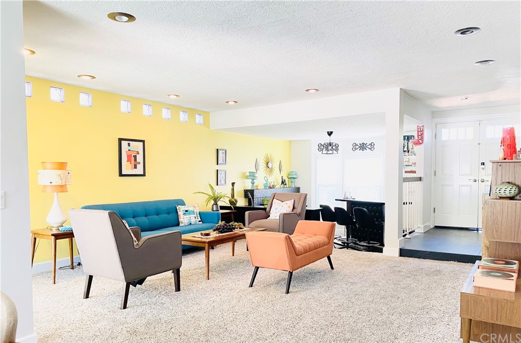 21901 Chaster Road Lake Forest, CA 92630 - Photo 4 of 33 Living Room w/view of entry and step down area