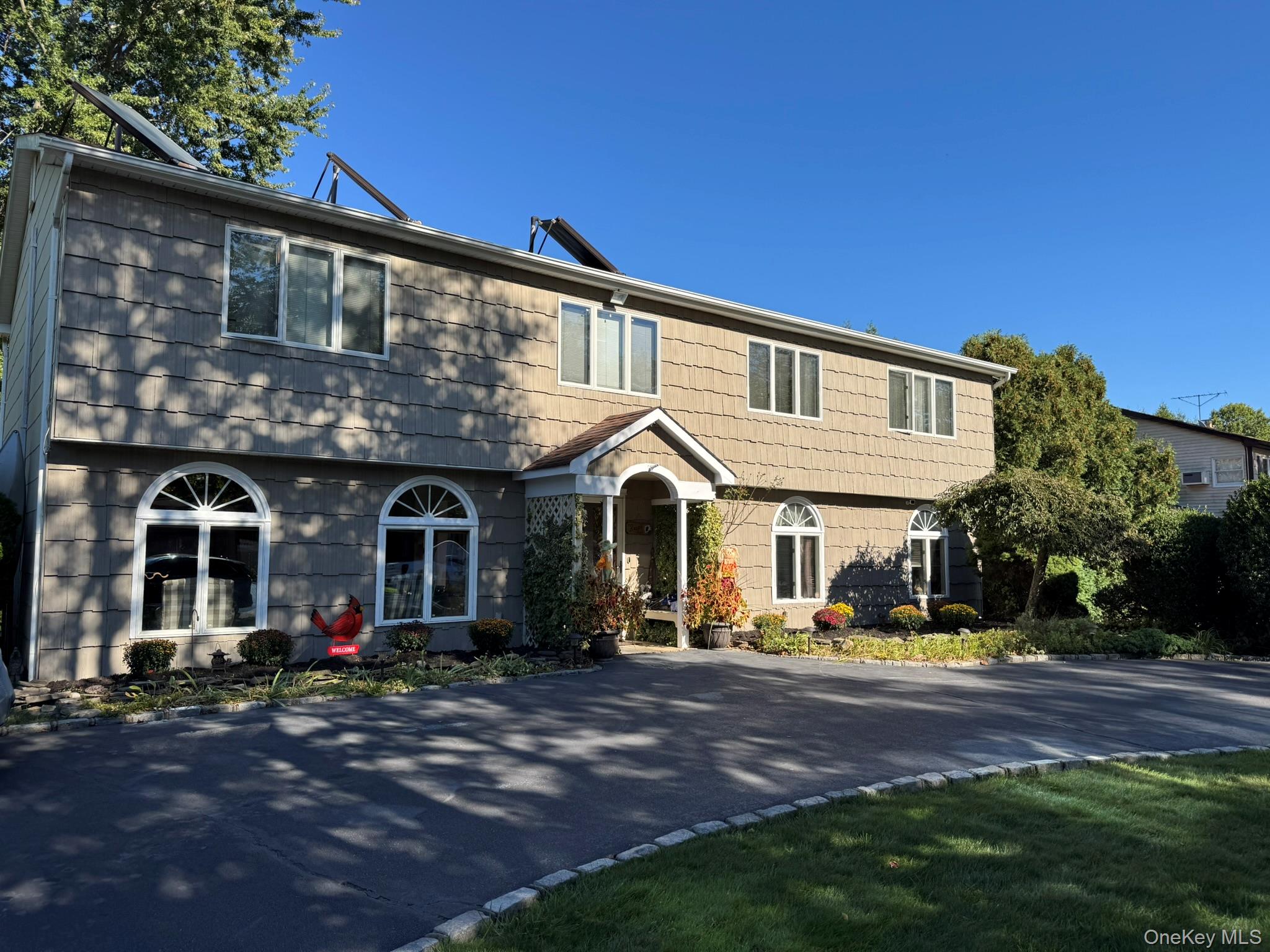 View of colonial-style house