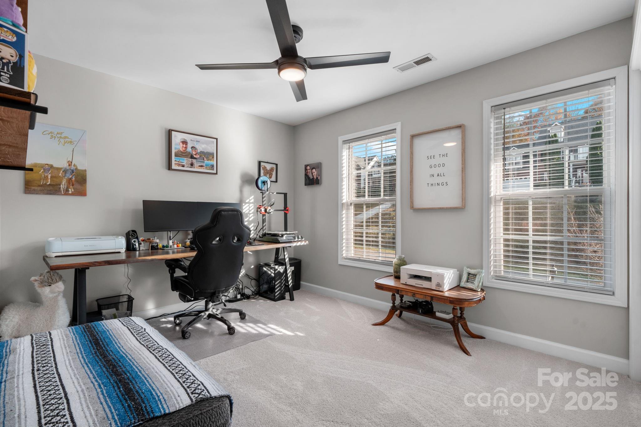5665 Crown Terrace Hickory, NC 28601 - Photo 33 of 45 a view of a workspace with furniture and a window