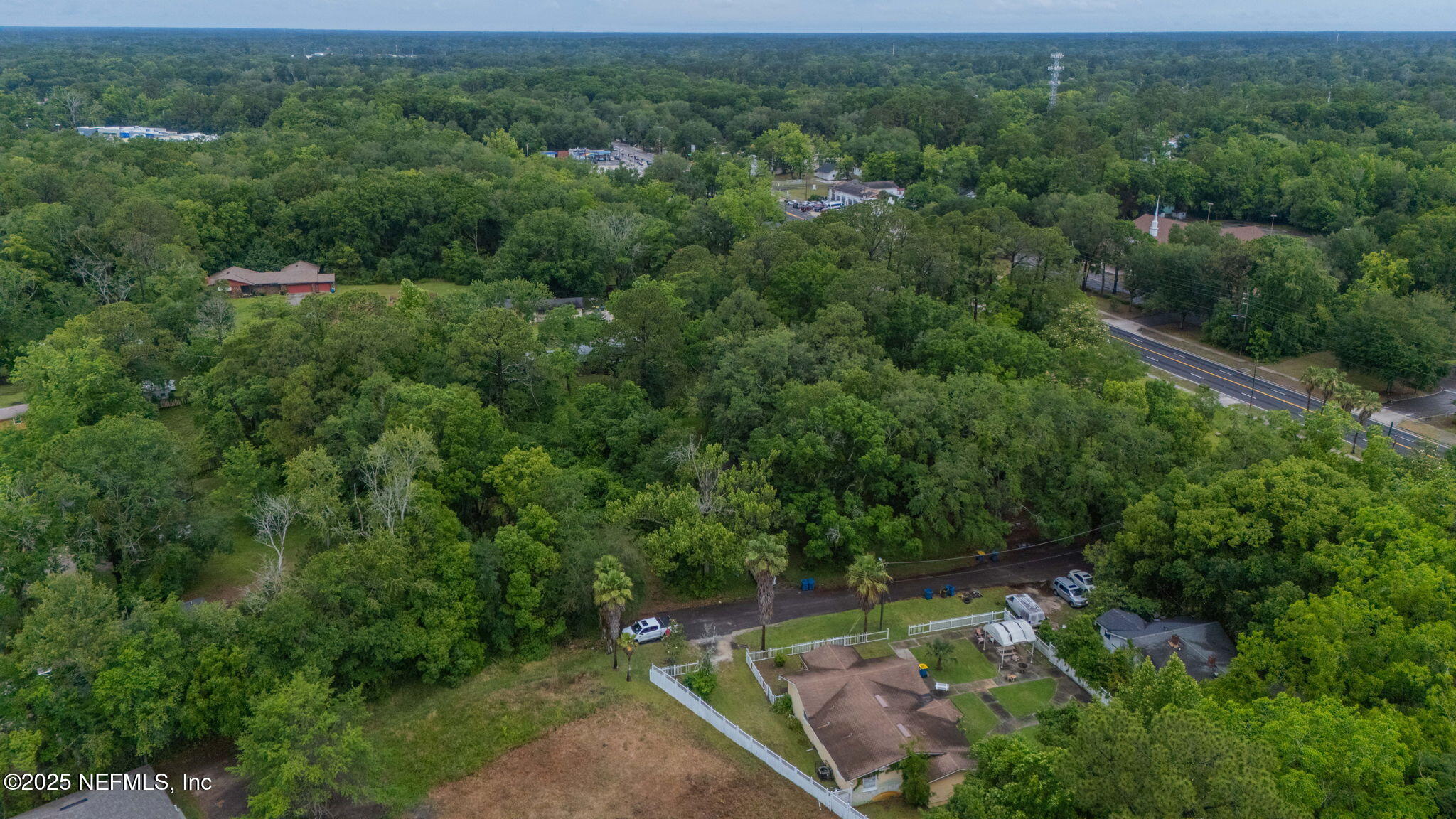 Aerial 0.25 Vacant Lot Ready to Build