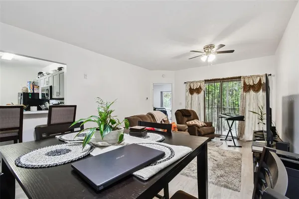 a view of a workspace with furniture