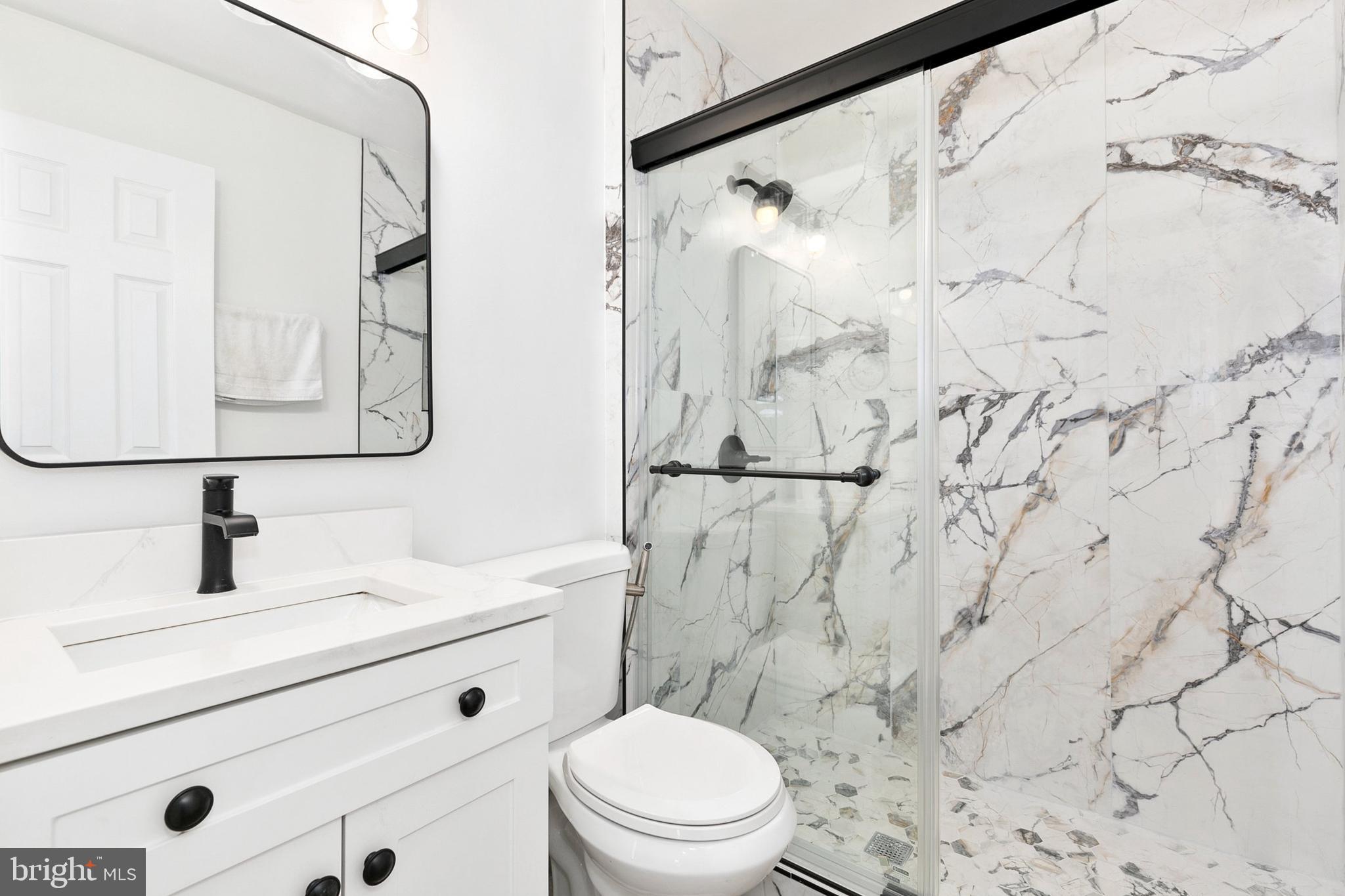 2920 Weisman Road Silver Spring, MD 20902 - Photo 20 of 32 a bathroom with a sink vanity mirror and toilet