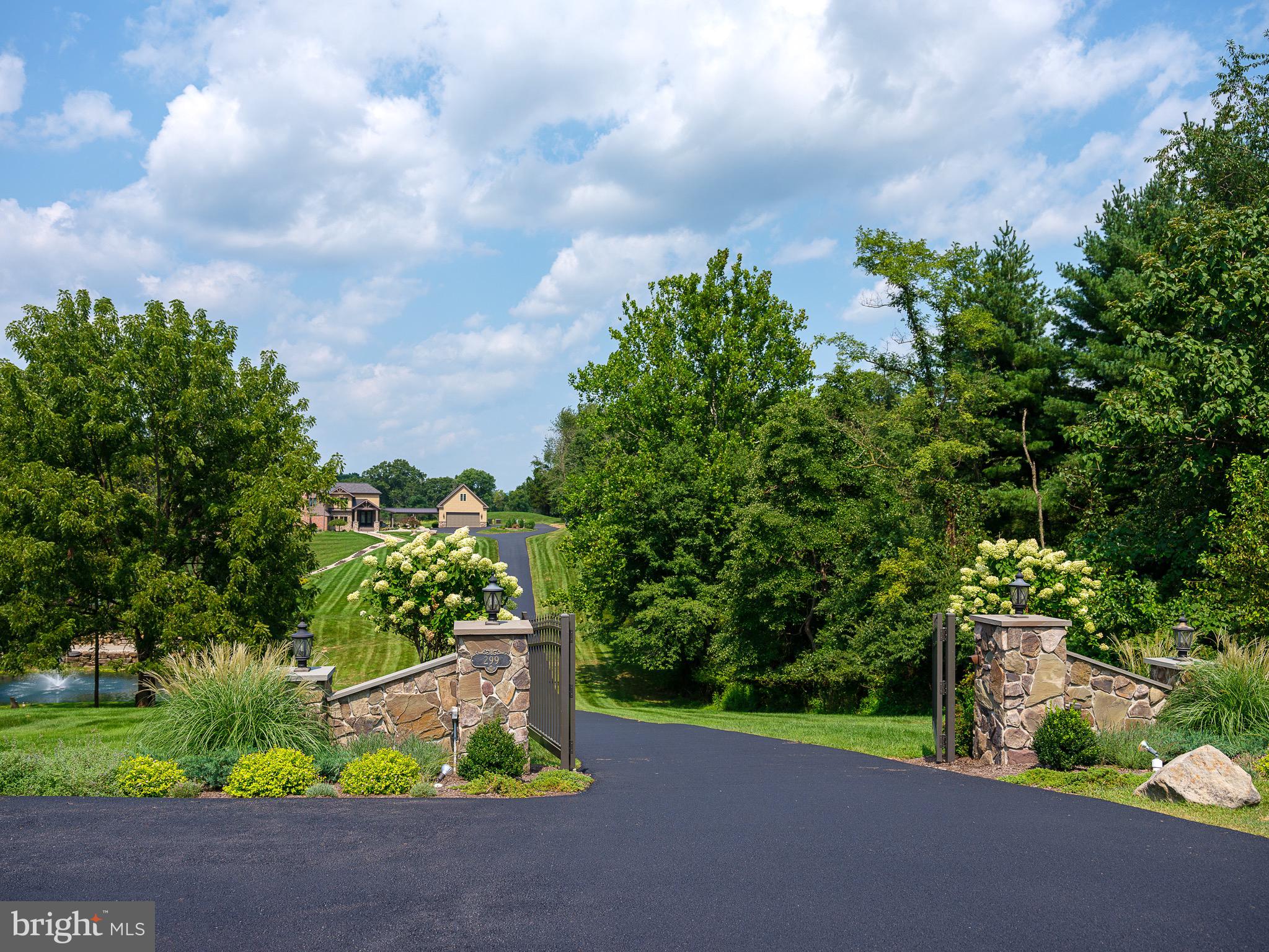 299 Woodhill Road Newtown, PA 18940 - Photo 2 of 84 Gated entry way