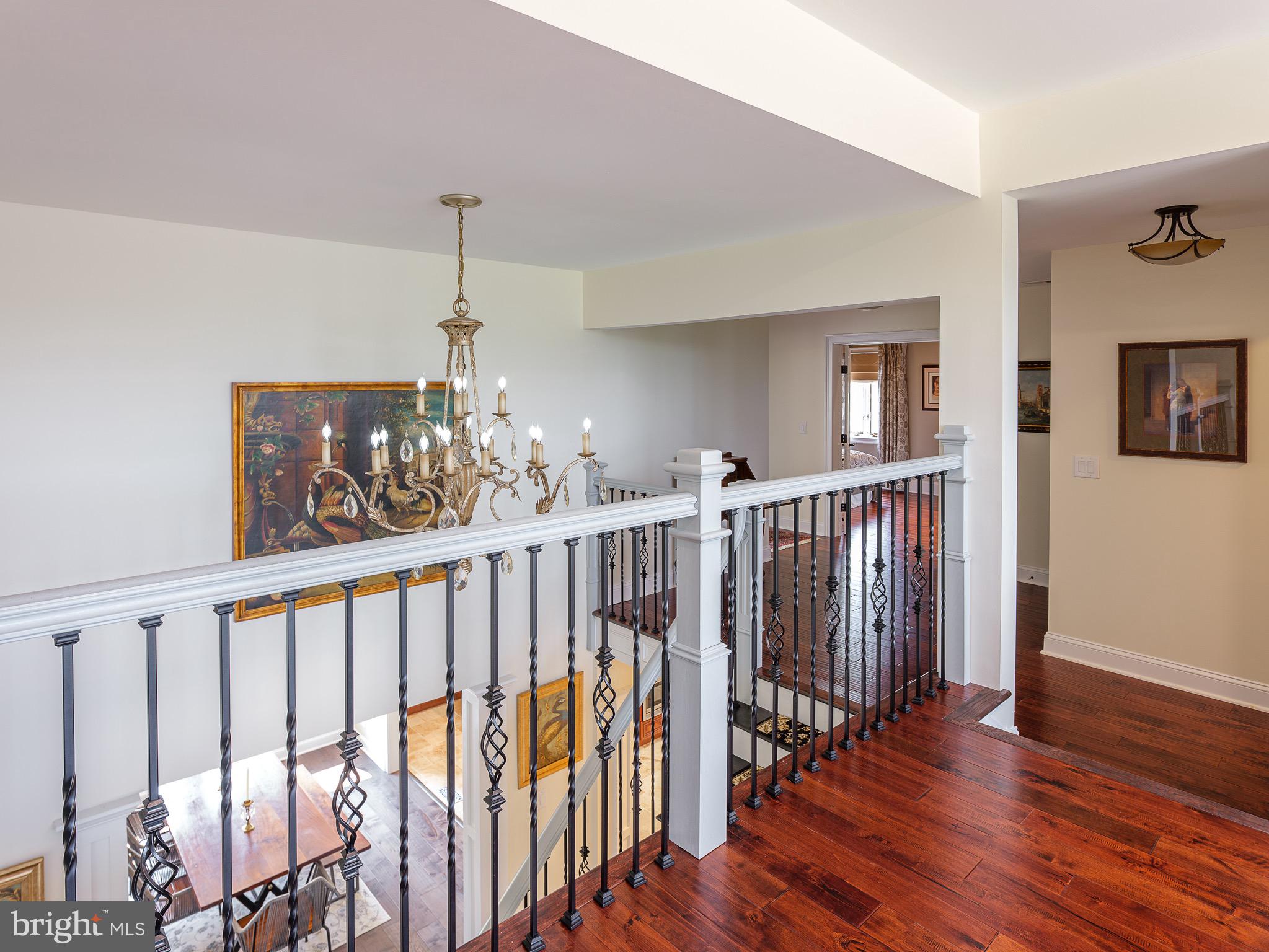 299 Woodhill Road Newtown, PA 18940 - Photo 36 of 84 Second floor foyer area, with 4 in rubbed wood flr