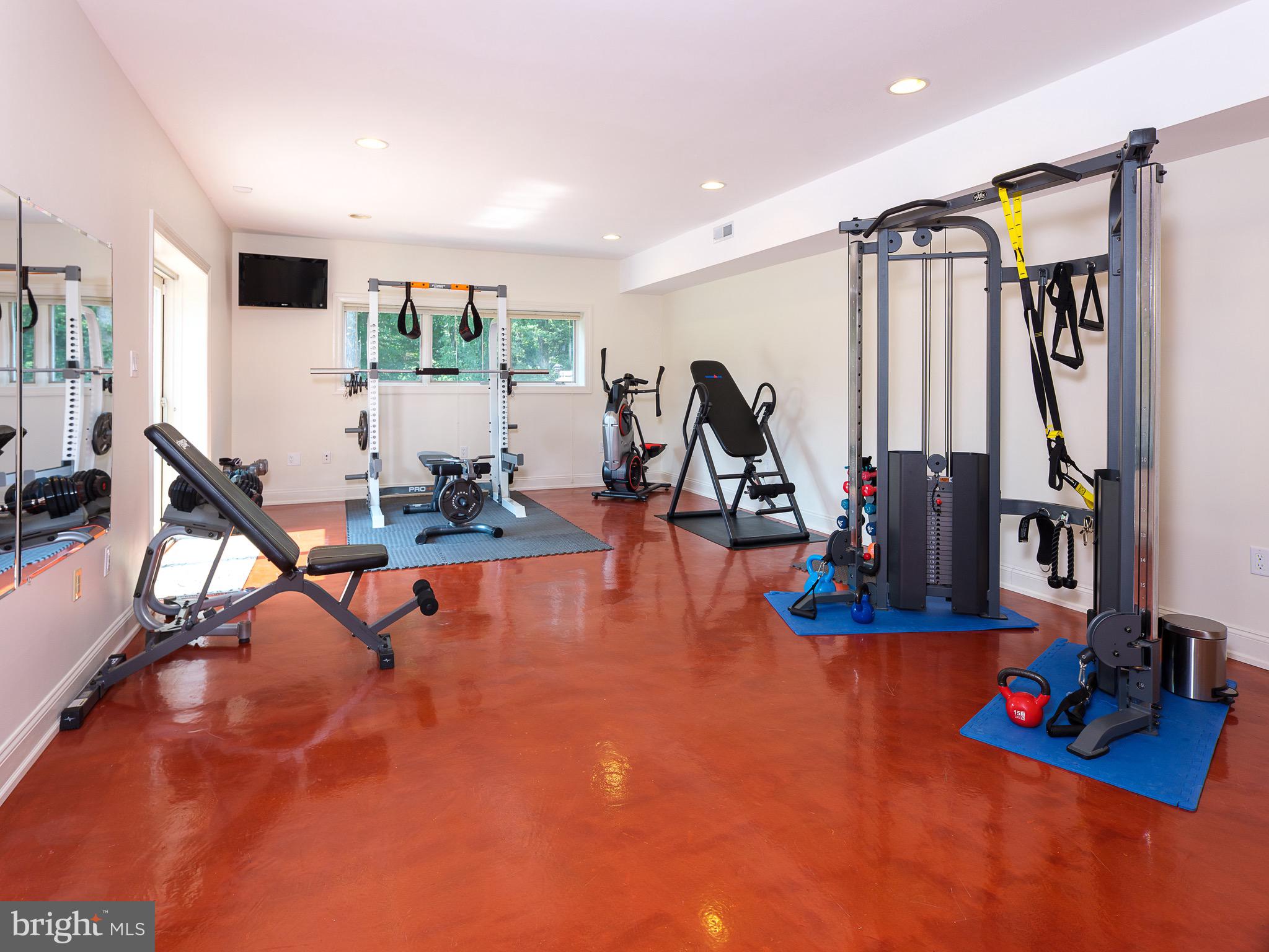 299 Woodhill Road Newtown, PA 18940 - Photo 59 of 84 Full olympic gym area in lower level