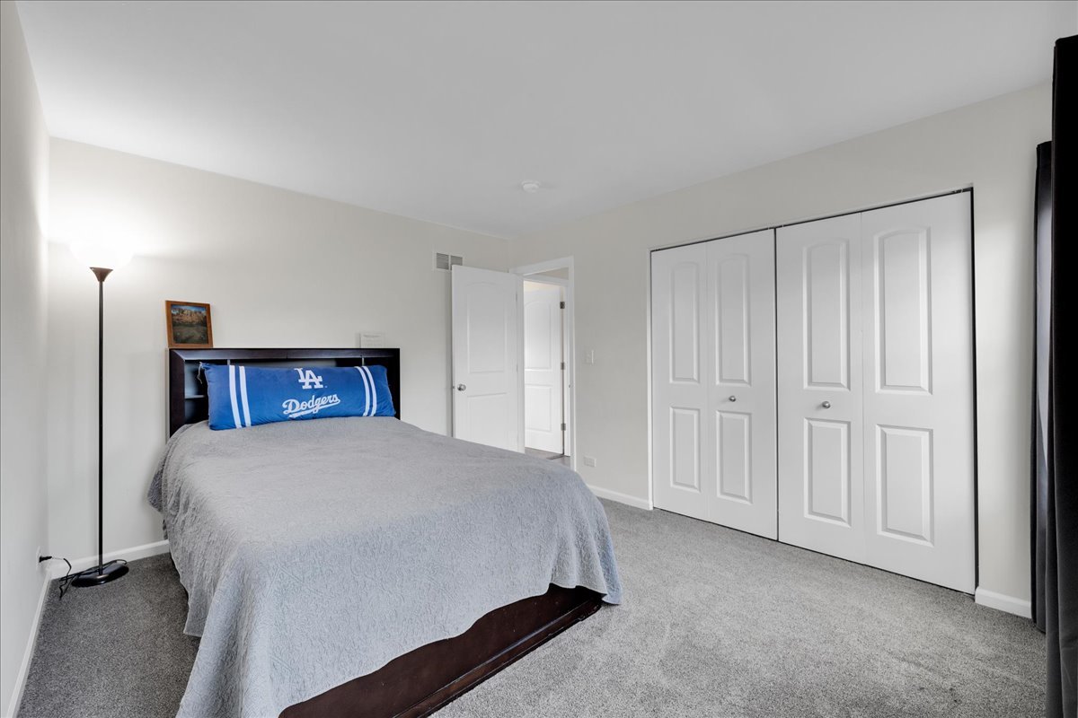 435 Fawn Lane Oswego, IL 60543 - Photo 35 of 47 a spacious bedroom with a bed and a closet
