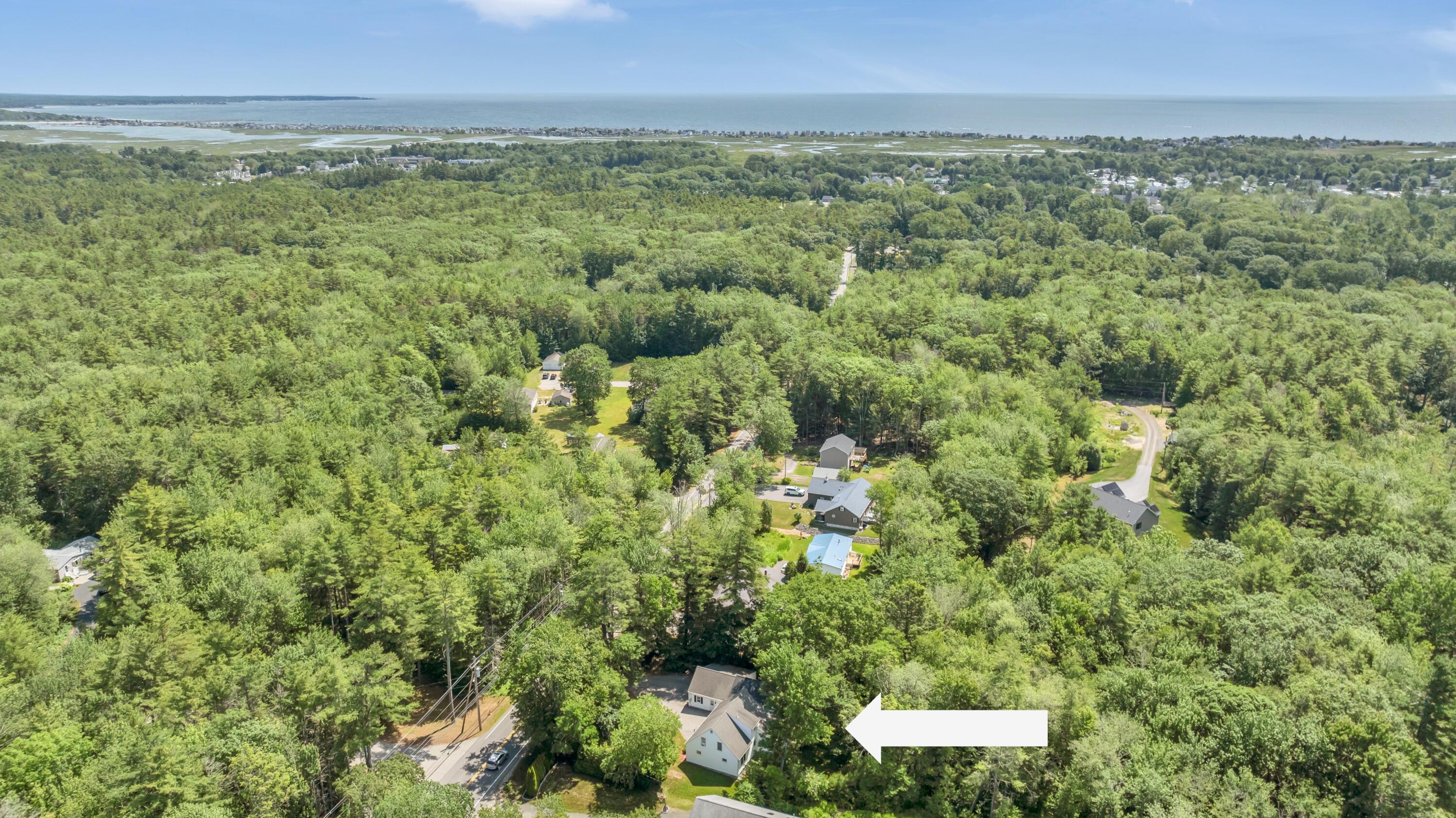 286 Littlefield Road Wells, ME 04090 - Photo 3 of 52 DJI_0480 with arrow