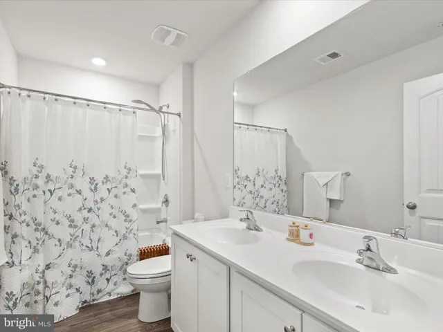 a view of a house with potted plants and a yard