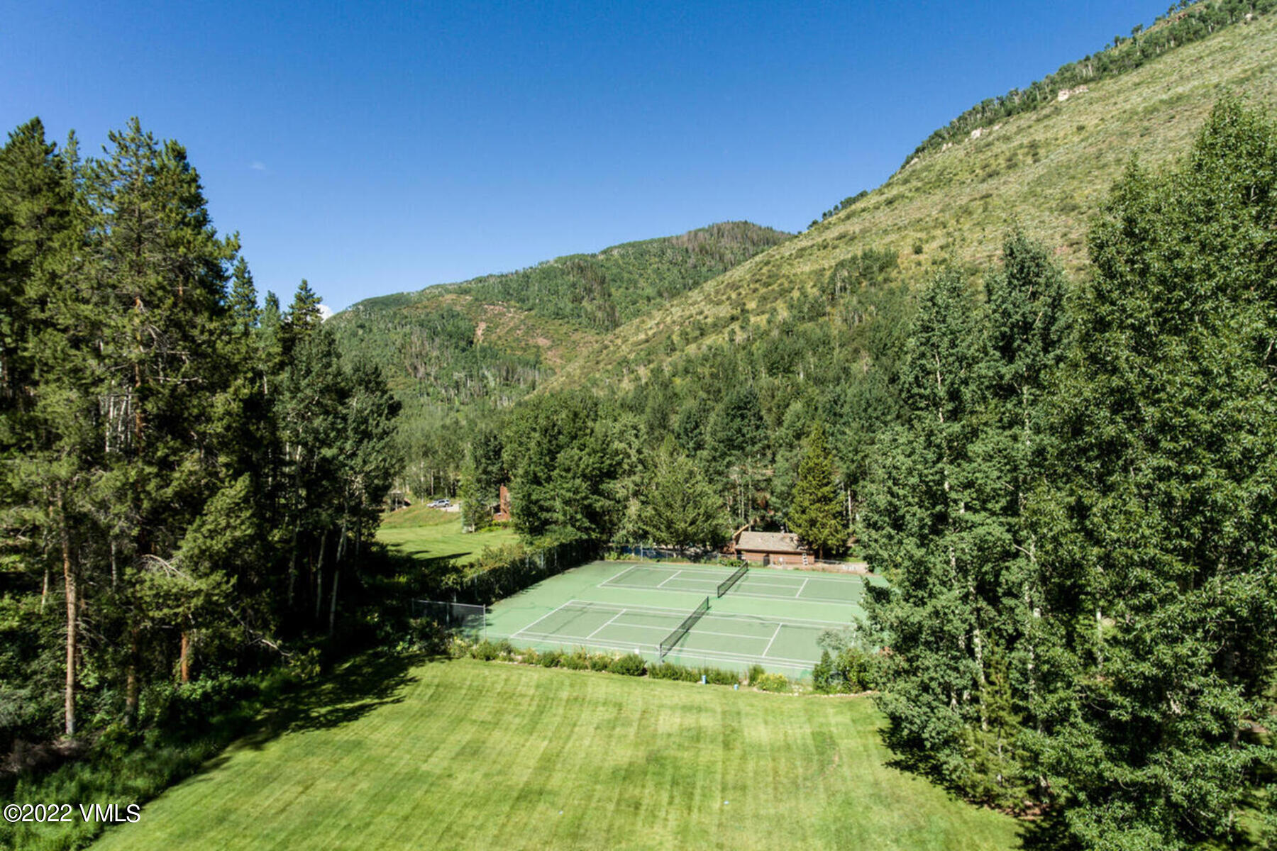 1614 Buffehr Creek Road, Unit A19 Vail, CO 81657 - Photo 21 of 23 a view of a backyard