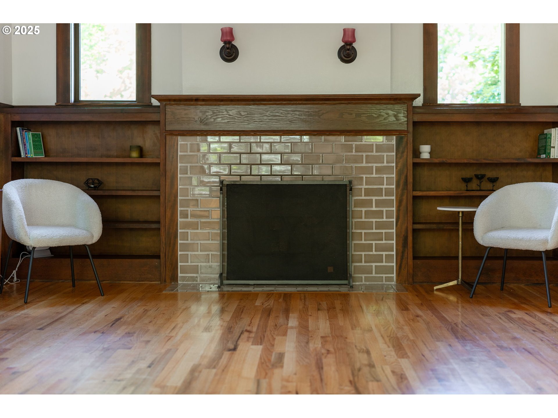 928 Southeast 18th Avenue Portland, OR 97214 - Photo 8 of 47 a living room with furniture and a fireplace