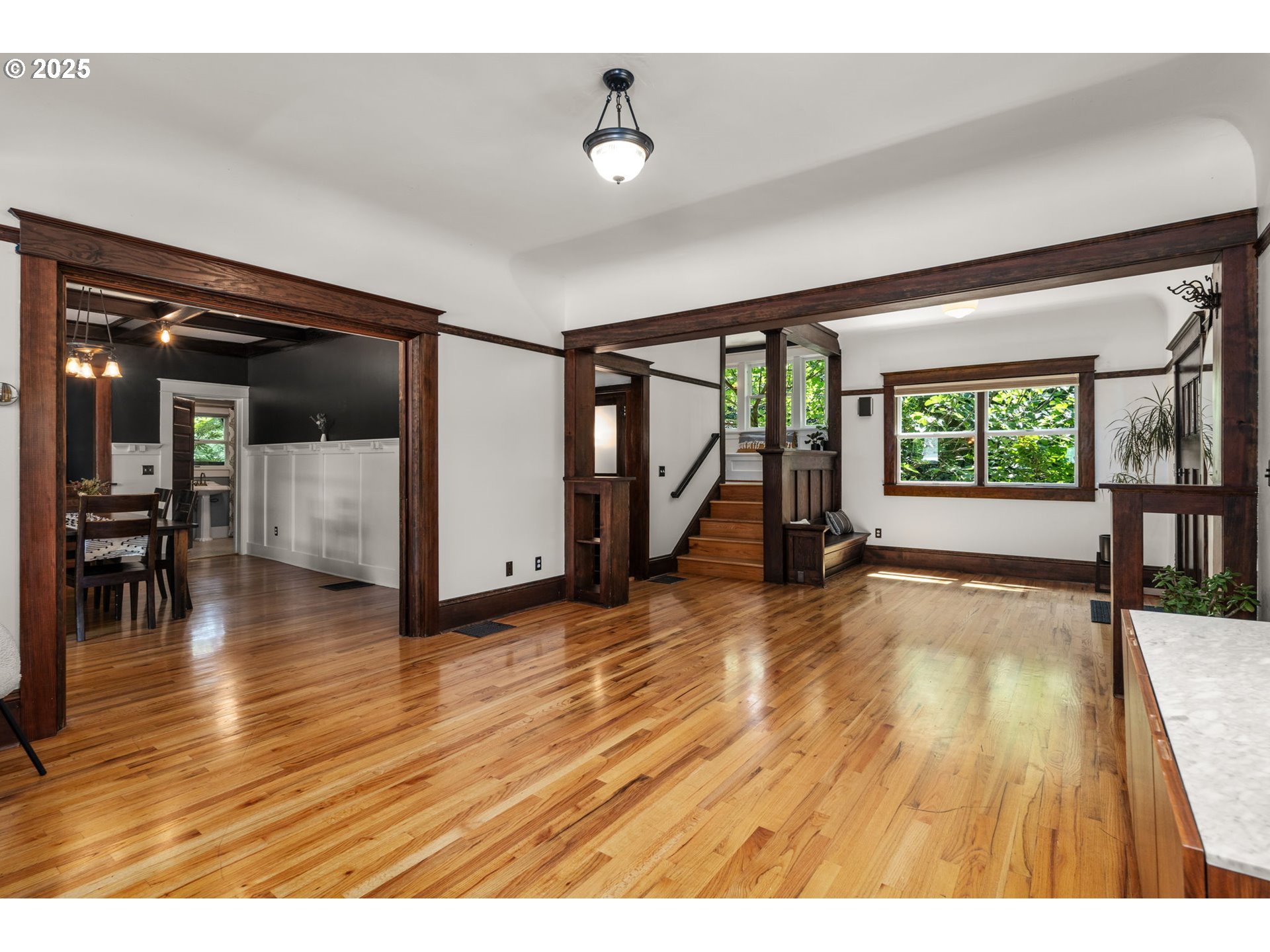 928 Southeast 18th Avenue Portland, OR 97214 - Photo 9 of 47 a view interior of a house wooden floor and a fireplace