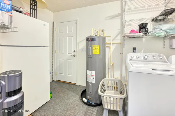 a room with storage and utility