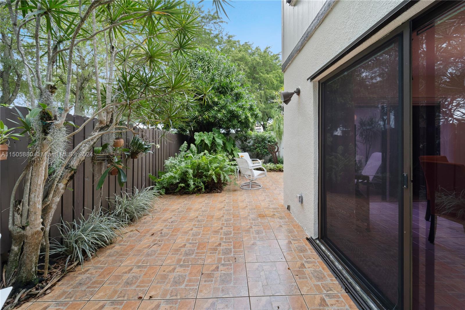 8636 Southwest 94th Street Miami, FL 33156 - Photo 26 of 29 a view of backyard with garden