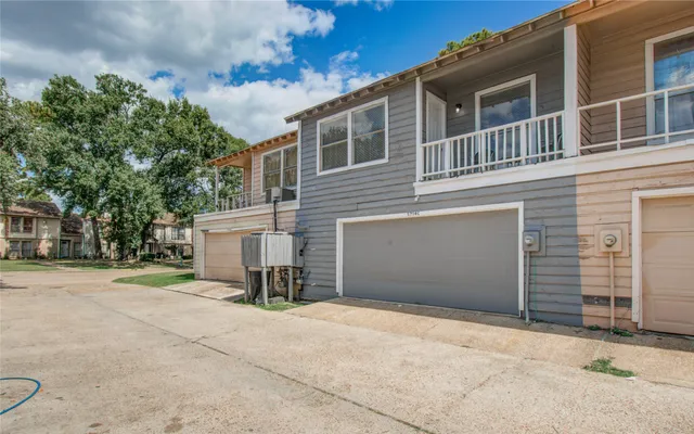 a backyard of a house