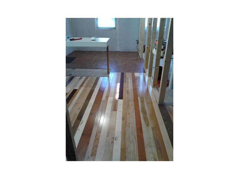 786 Greenbush Road Exeter, ME 04435 - Photo 9 of 28 Kitchen. new kitchen flooring meets...