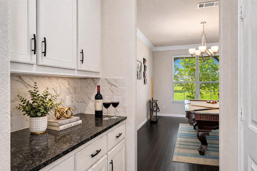 12700 Cold Spring Lane Ponder, TX 76259 - Photo 14 of 30 Butler's pantry is convenient for entertaining (AI Enhanced).