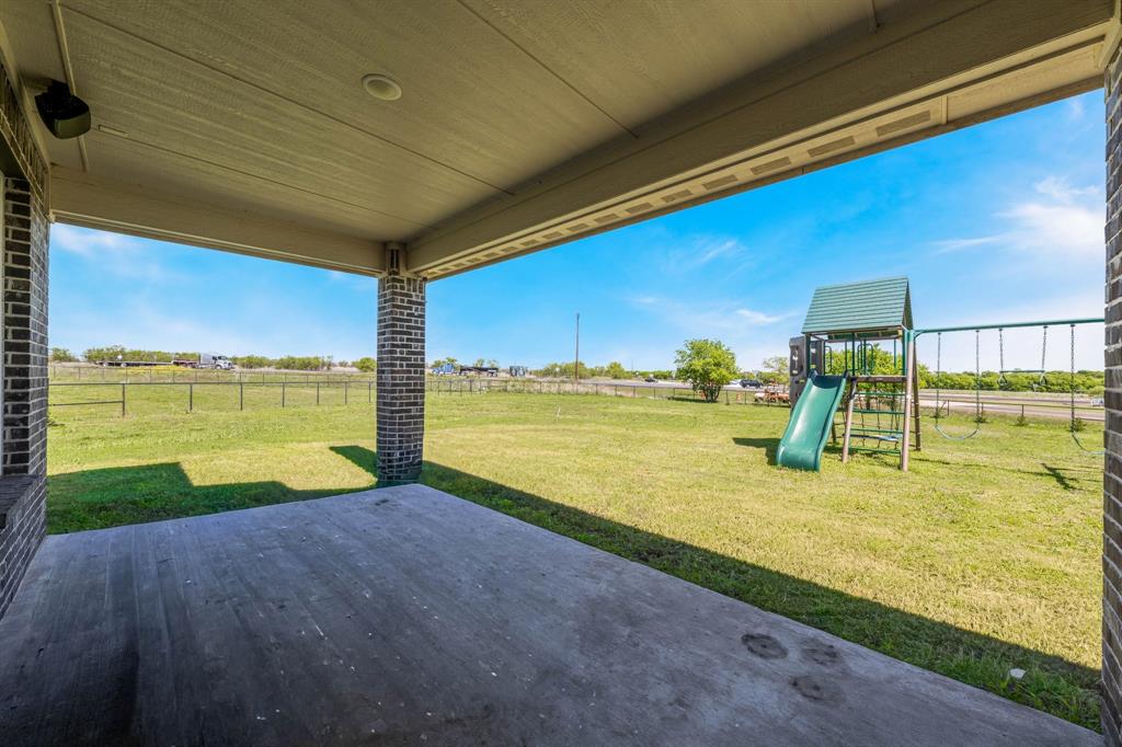 12700 Cold Spring Lane Ponder, TX 76259 - Photo 25 of 30 Covered patio with scenic views.