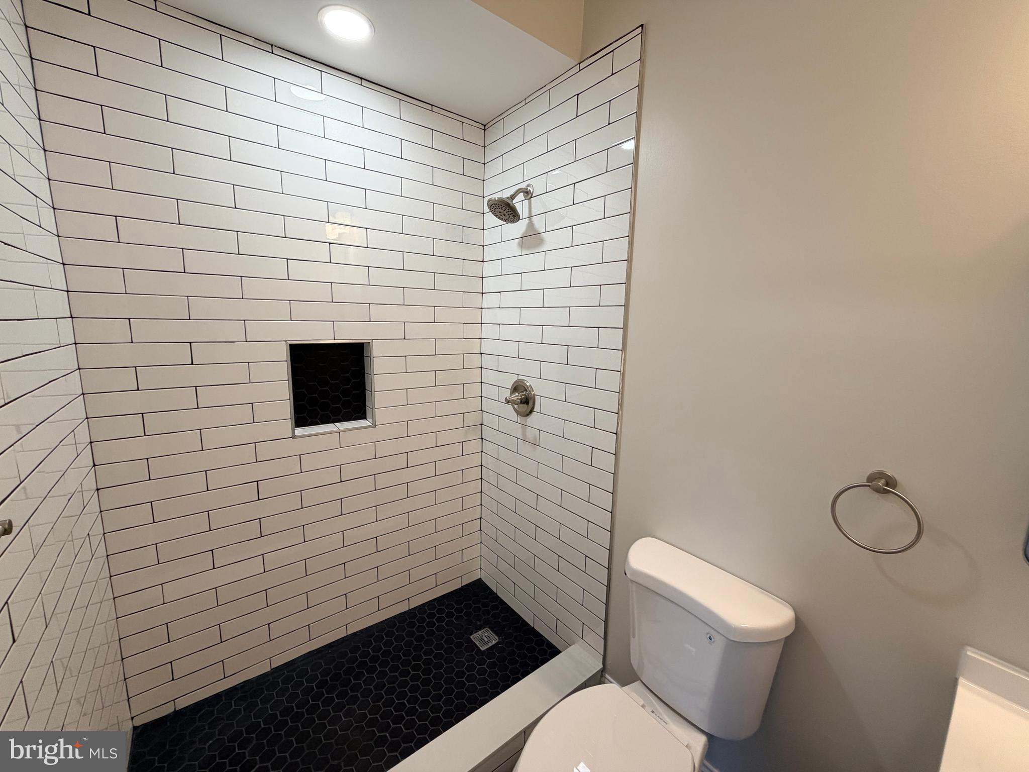 3 East Overlea Avenue, Unit 3 Baltimore, MD 21206 - Photo 32 of 45 a bathroom with a toilet and a shower