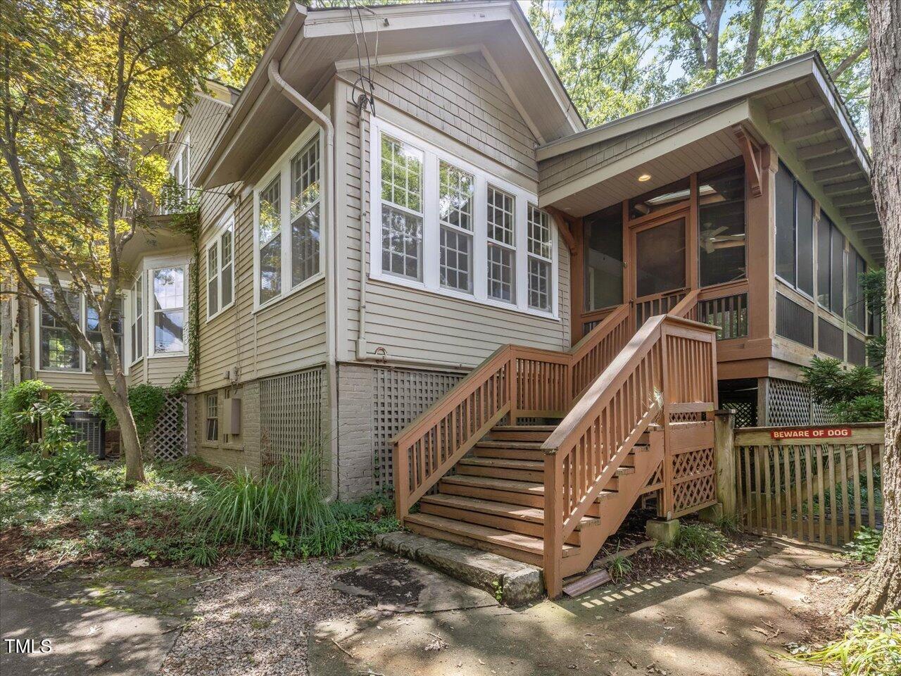 2400 Fairview Road Raleigh, NC 27608 - Photo 64 of 94 a view of a house with a yard