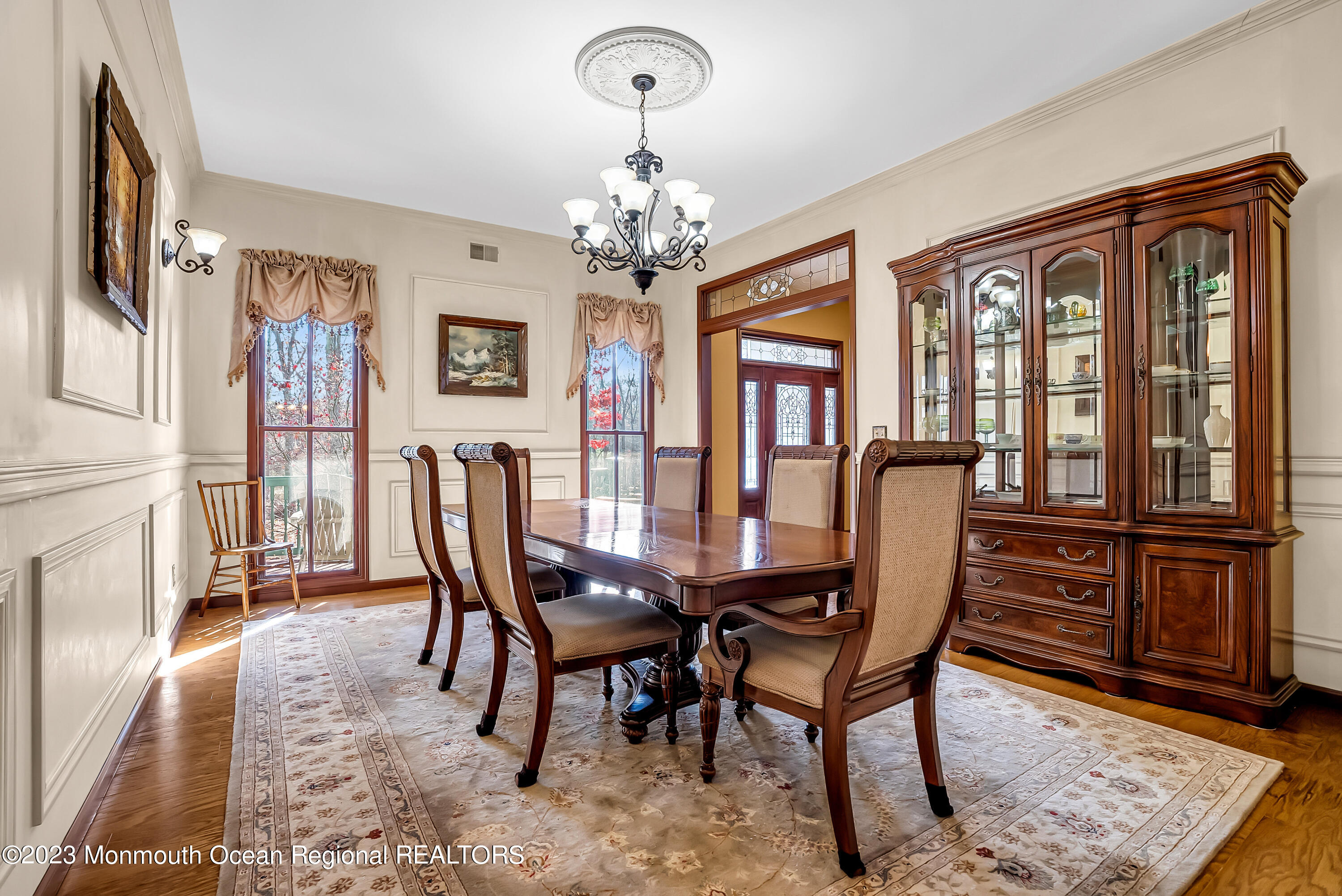 13 Pine Drive Millstone Township, NJ 08510 - Photo 25 of 56 a view of a dining room with furniture window and wooden floor
