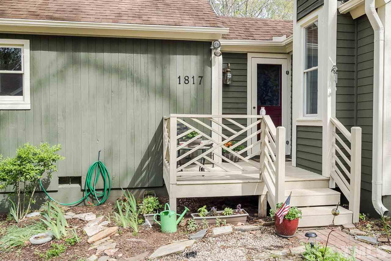 1817 Falls Church Road Raleigh, NC 27609 - Photo 3 of 4 Enjoy morning coffee on your side deck.