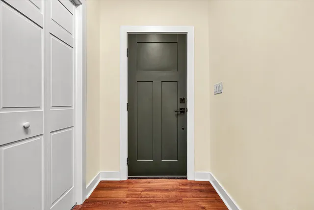 a view of an empty room