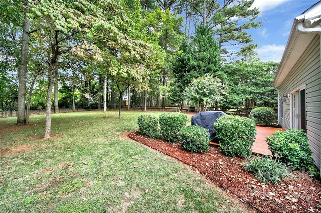 12102 Henderson Hill Road Huntersville, NC 28078 - Photo 27 of 31 a view of a garden with a tree