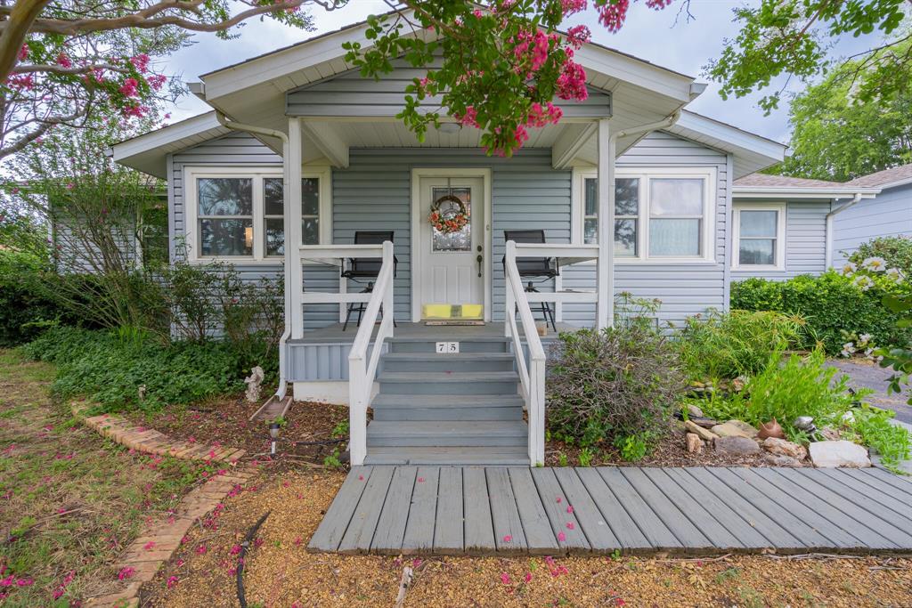 front view of a house with a porch