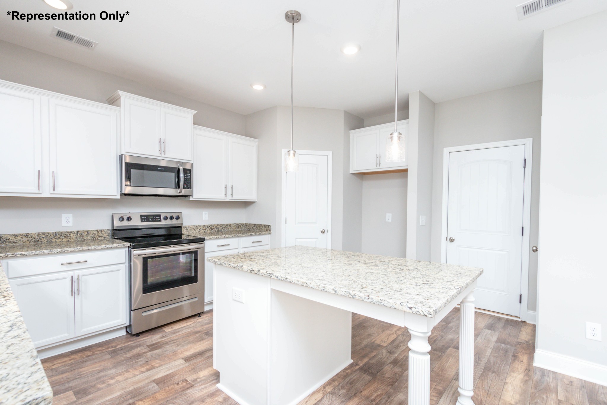 45 Brady Estates Murfreesboro, TN 37127 - Photo 16 of 24 a kitchen with granite countertop a sink and a stove