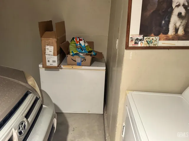 a room with storage and utility