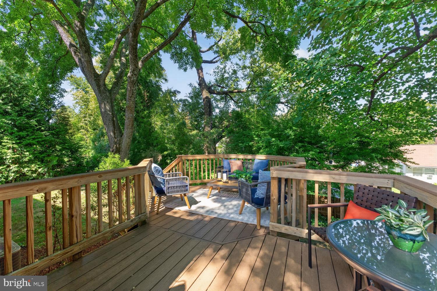 1503 Crest Road Silver Spring, MD 20902 - Photo 25 of 34 Expansive & tranquil Trex deck off the kitchen